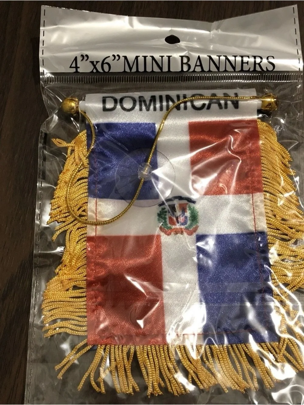 Dominican Republic Mini Flag Banner 4